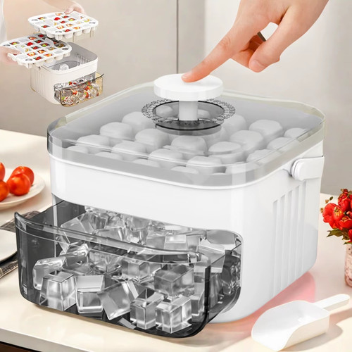 Cube ice tray with - ice,