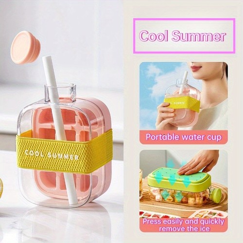 Ice cube making bottle mold - ice,